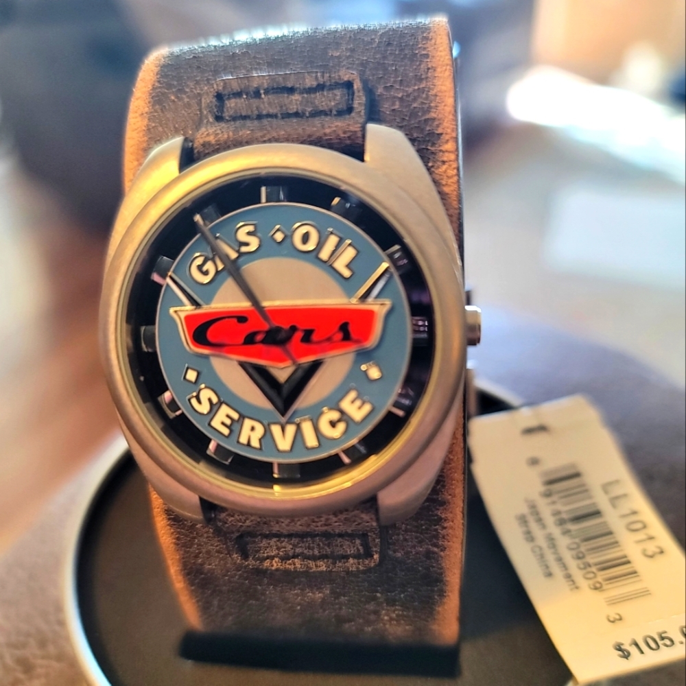 Fossil Limited Edition Disney Pixar Cars Lightning McQueen Watch. NWT